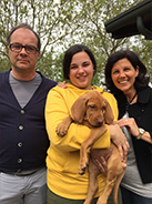 ANDREA CON FAMIGLIA E FRIDA-APRILE 2015